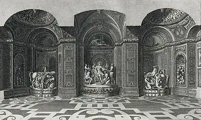 Interior of the Grotte de Thétysby Jean Le Pautre, 1676