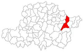 Location in Arad County