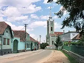 Main street and Biserica Mare