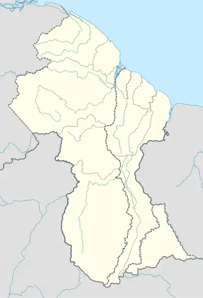 Sawariwau is located in Guyana