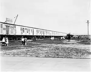 The Great White Train at Kingston railway yards 1926