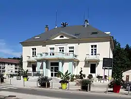 The town hall in Hérimoncourt