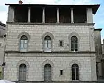 pallace of luppé : facade overlooking the Arles Amphitheatre.