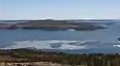 View over the Gulf of Bottnia from Slottdalsberget