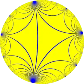 Infinite-order triangular tiling