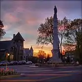 Monument in Hudson Falls, NY