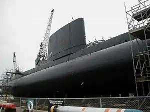 HMAS Ovens at the Western Australian Maritime Museum