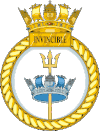 Badge of HMS Invincible (R05)