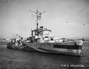 HMS Melbreak FL3416