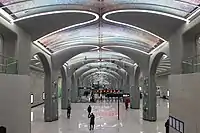 The concourse of Luoxiong Road Station