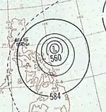 Surface Analysis of Typhoon Harriet