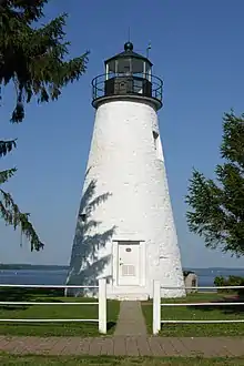 Concord Point Light in Havre de Grace, July 2005