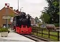 Historic locomotive at Hazebrouck station