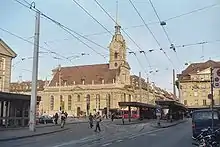 Bubenbergplatz with the Church of the Holy Ghost