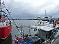 The harbour as seen from the dockside