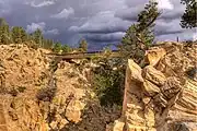 The bridge on Hell's Backbone Road.