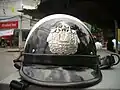 A helmet for traffic police in Bangkok, Thailand August 31, 2010.