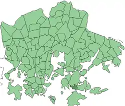 Location in Helsinki