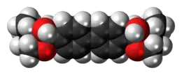 Space-filling model of the hemicholinium-3 cation