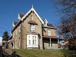 Henderson-Metz House, built circa 1860, at 1516 Warren Street.