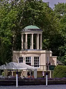 Temple Island — the start of the Henley Royal Regatta course