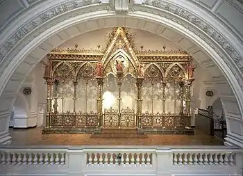 Screen from Hereford Cathedral (1862) now in the Victoria and Albert Museum