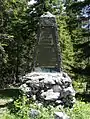 Hermann von Barth Monument in Kleiner Ahornboden, Karwendel