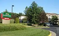 A typical Courtyard by Marriott, in Herndon, Virginia