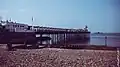 Herne Bay Pier July 2018 Looking from east of the pier towards end of pier, with the old pier in the distance