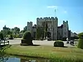 Image 99Credit: James ArmitageHever Castle, in Kent, England (in the village of Hever), was the seat of the Boleyn family, later bestowed to Anne of Cleves following her divorce from King Henry VIII of England.More about Hever... (from Portal:Kent/Selected pictures)