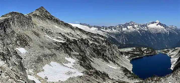 Hidden Lake Peak and Hidden Lake