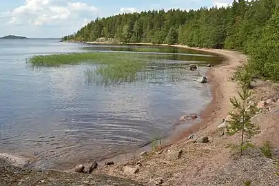 Hietasaari island on Lake Saimaa