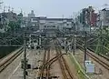 Overview of the station from the east side, July 2008