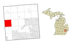 Location within Oakland County