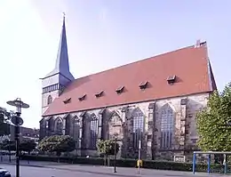 St. Lamberti, 2007, with the new spire