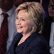 Clinton during the forum