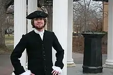 UNC student dressed as James Hinton