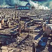 Sefid Chah Cemetery at Behshahr