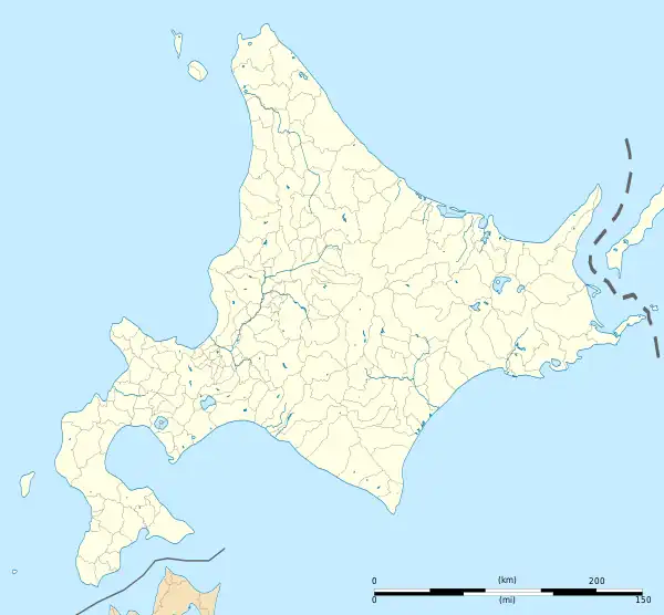 Teshio-Nakagawa Station is located in Hokkaido