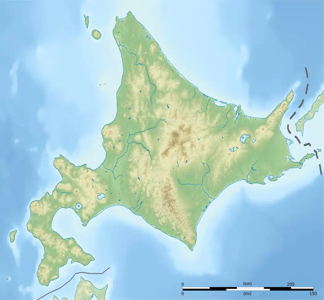 Akaigawa Caldera is located in Hokkaido