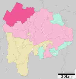 Location of Hokuto in Yamanashi Prefecture