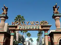 Hollywood Land(the area's entrance in 2008, when it was known as Hollywood Pictures Backlot)