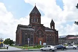 Holy Saviour's Church in Gyumri, built mainly of black tuff