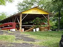 Canoe Hale at Honaunau Bay