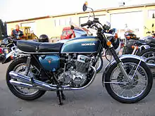 CB 750 "Four" 1969 to 1978, the model that set a new standard for "Superbikes"