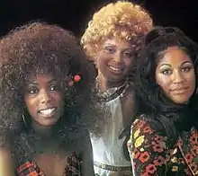 The Honey Cone in a 1972 promotional picture: Carolyn Willis, Edna Wright and Shelly Clark