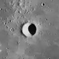 Lunar Orbiter 4 image of Hortensius A