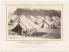 Image 6American Civil War hospital at Gettysburg, 1863 (from History of medicine)