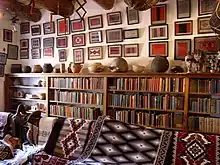 Navajo blankets in the Hubbell Trading Post National Historic Site Ganado, Arizona