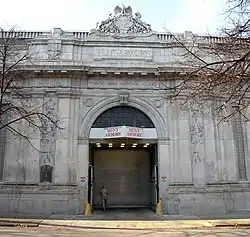 Hunt Armory, built in 1916, at 324 Emerson Street.